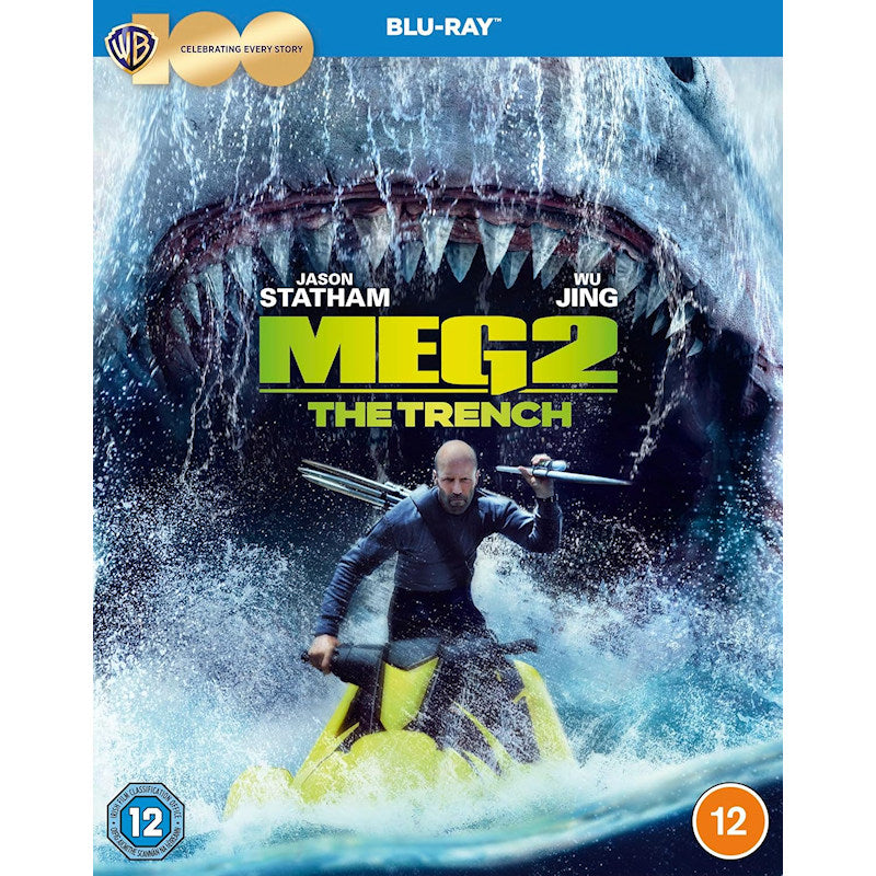 Movie - Meg 2: the trench (Uk Version /Cast: Jason Statham, Sienna Guillory blu ray movie)