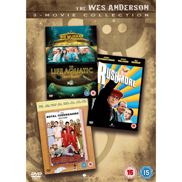 Movie - The Wes Anderson 3-Movie Collection (Uk Version /3 Pack /the Royal Tenenbaums/Rushmore DVD movie)