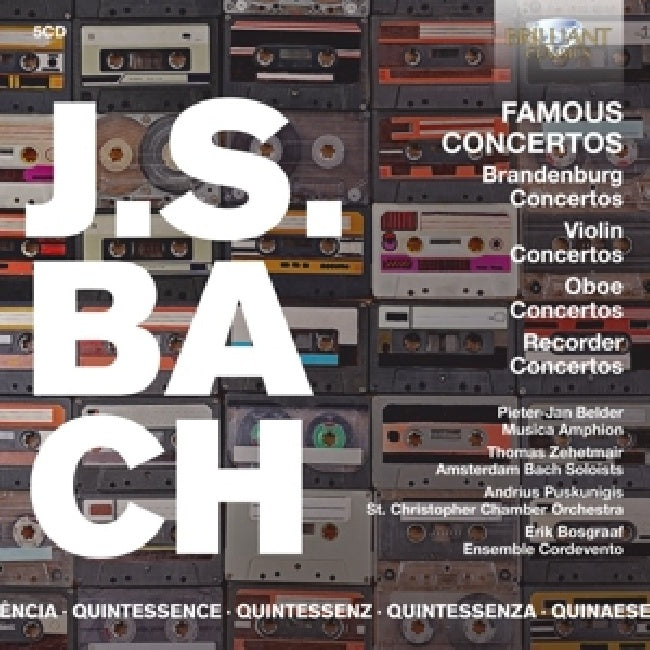 Pieter Belder -jan / Erik Bosgraaf - Bach: famous concertos (Musica Amphion/Cordevento Ensemble CD)