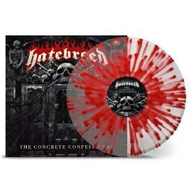 Hatebreed - Concrete confessional (.. Confessional / Clear Red Splatter Vinyl, Transparent, Coloured Vinyl LP)