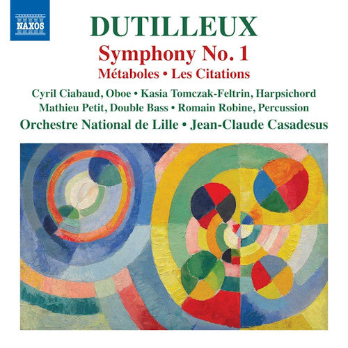 H. Dutilleux - Symphony no.1/metaboles/les citations (Orchestre National De Lille/Jean-Claude Casadesus CD)