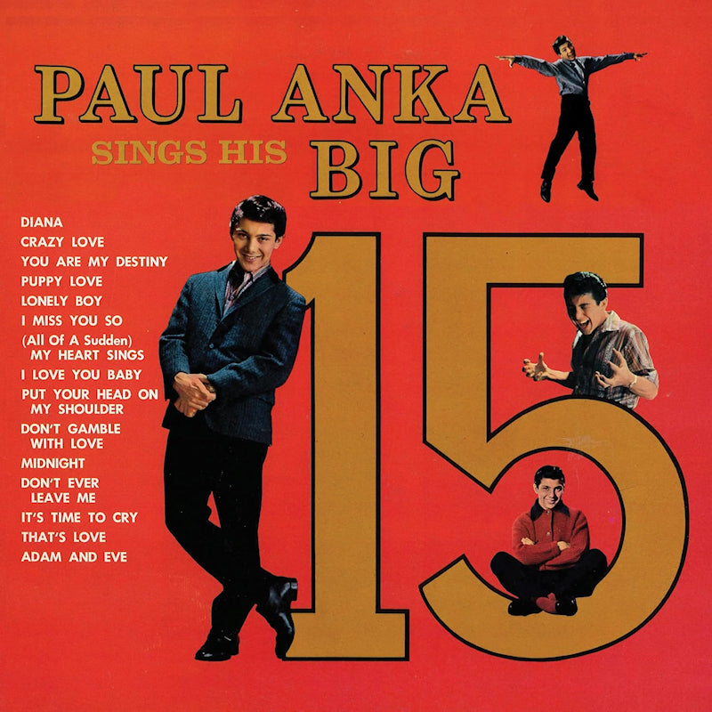 Paul Anka - Paul anka sings his big 15 (Reissue LP)