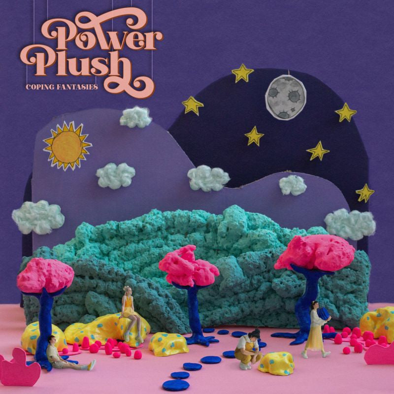 Power Plush - Coping fantasies (.. Fantasies/ Purple Marbled Vinyl, Coloured Vinyl LP)