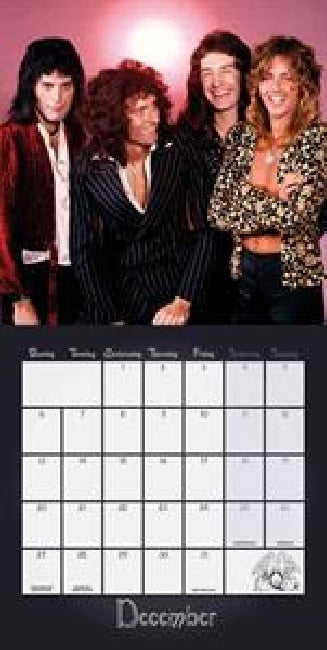 Queen =calendar= - Queen record sleeve calendar (ketting)