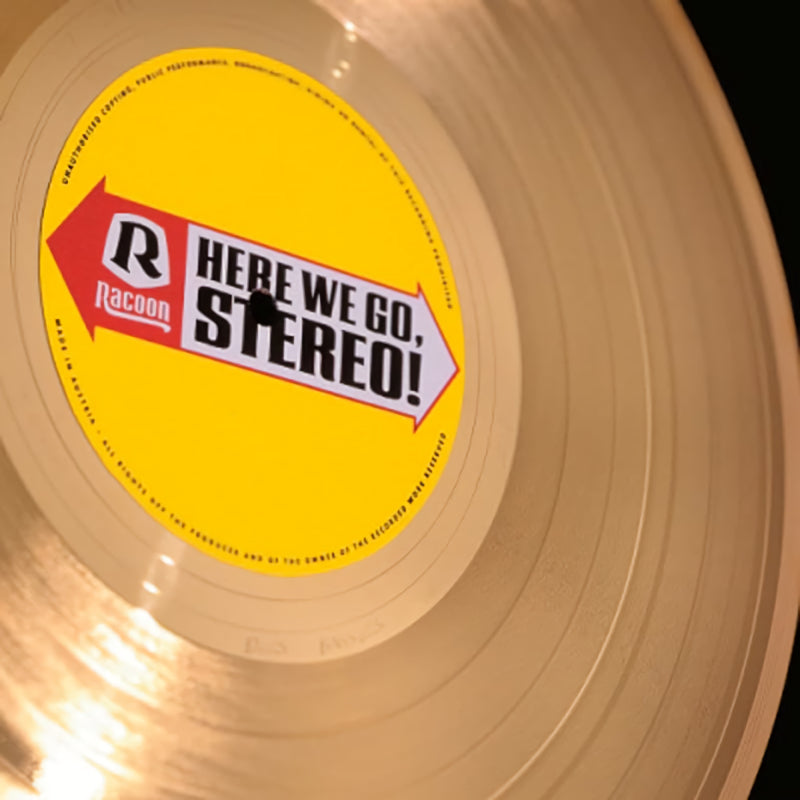 Racoon - Here we go, stereo! (High Quality, Transparent, Coloured Vinyl, Insert, Reissue LP)