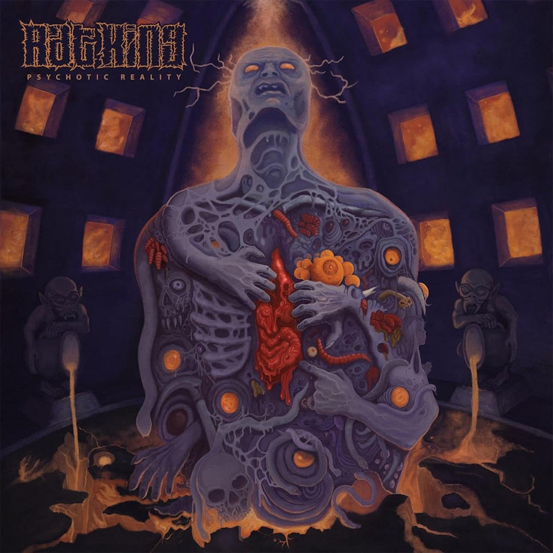 Rat King - Psychotic reality (.. Reality / Clear W/ Deep Purple & Orange Splatter, Transparent, Coloured Vinyl LP)