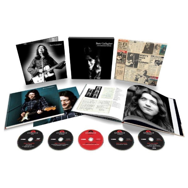 Rory Gallagher - Rory gallagher (4cd+Dvd/32pg. Hardcover Book/50 Minute Dvd Live @Pop 2, CD+Dvd, Deluxe Edition, Remastered CD)