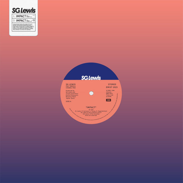 SG Lewis - Impact (feat. Robyn & Channel Tres) (Ft. Robyn & Chanel Tres 12-inch maxi-single)