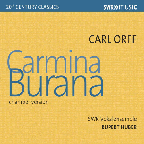 C. Orff - Carmina burana (Swr Vokalensemble/Lenneke Ruiten/Christoph Genz A.O. CD)