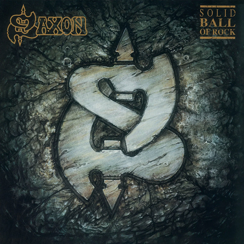 Saxon - Solid ball of rock (High Quality, Insert, Coloured Vinyl, Limited Edition LP)