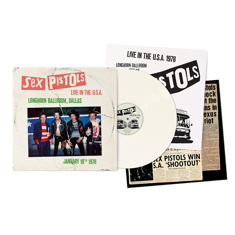 Sex Pistols - Live in the usa 1978 - dallas (White, Coloured Vinyl, Reissue LP)