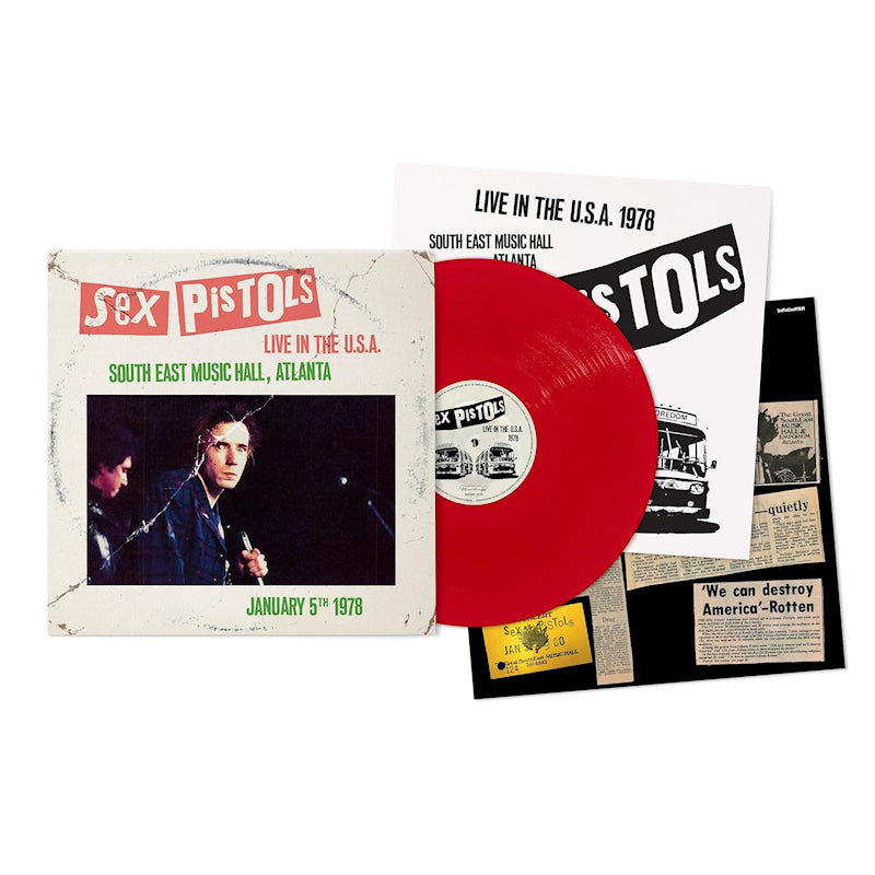 Sex Pistols - Live in the usa 1978, atlanta (Red, Coloured Vinyl, Reissue LP)