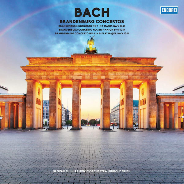 Slovak Philharmonic Orchestra / Rudolf Pribil - Bach: Brandenburg Concertos (LP)