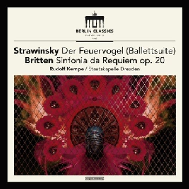 Stravinsky/britten - Firebird/sinfonia da requiem op.20 (Staatskapelle Dresden/Rudolf Kempe, Digipak CD)