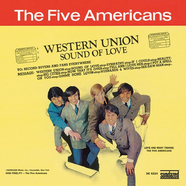 Five Americans - Western union (Rsd 22/Gold Vinyl, Rsd Exclusive, Coloured Vinyl LP)