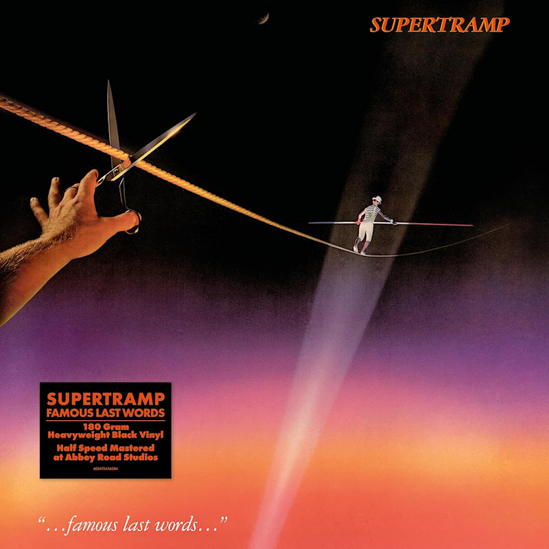 Supertramp - "...famous last words..." (Half Speed, Reissue LP)