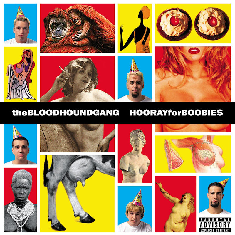 Bloodhound Gang - Hooray for boobies (Blue White 180g, High Quality, Coloured Vinyl, Reissue, Anniversary Edition, Limited Edition LP)