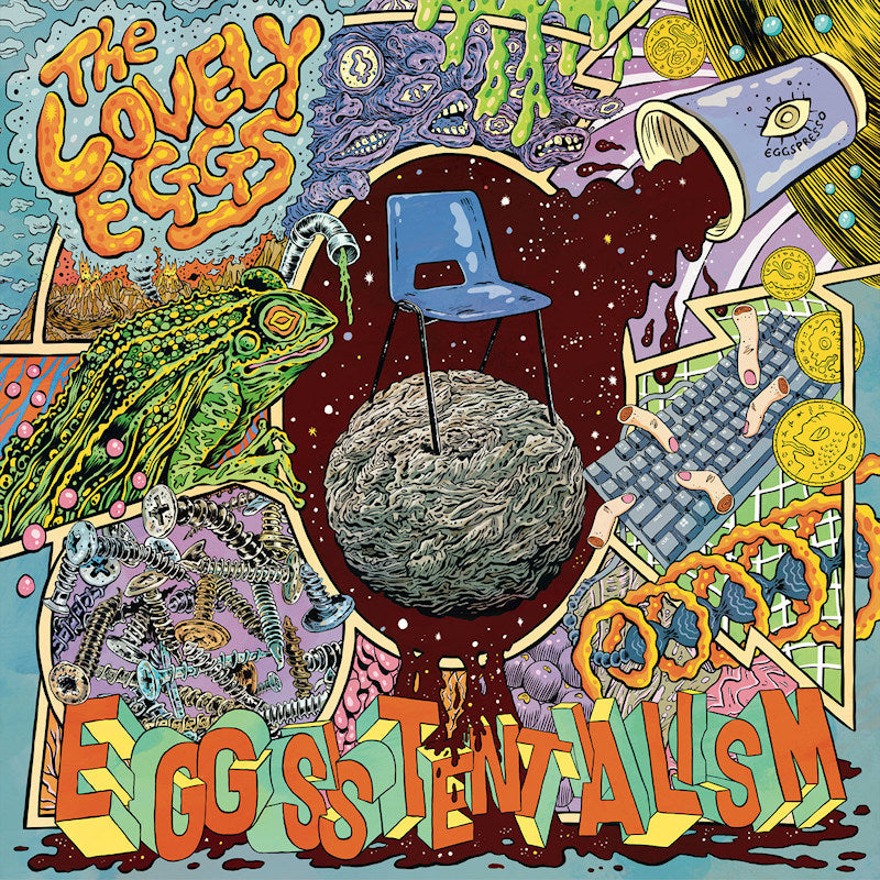 Lovely Eggs - Eggsistentialism (Blue, Transparent, Coloured Vinyl LP)
