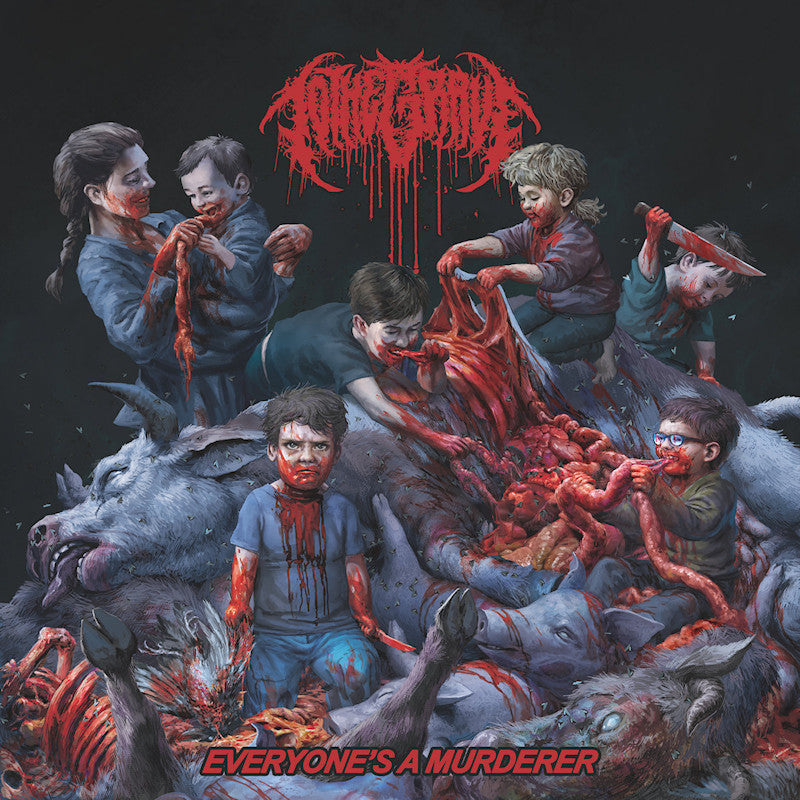 To The Grave - Everyone's a murderer (Blood Red White Blue, Coloured Vinyl LP)