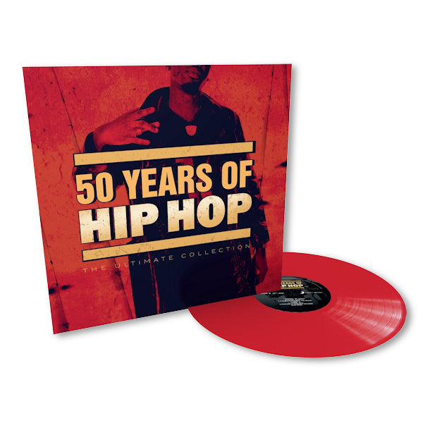 Various - 50 years of hip hop: the ultimate collection -coloured- (.. the Ultimate Collection / 180gr. Red Vinyl, High Quality, Coloured Vinyl LP)