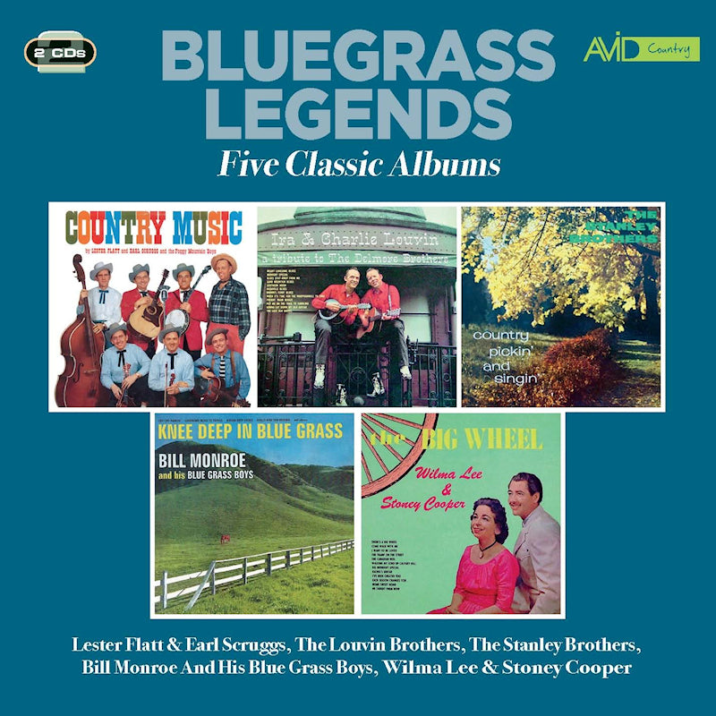 Various - Bluegrass legends - five classic albums (Reissue CD)