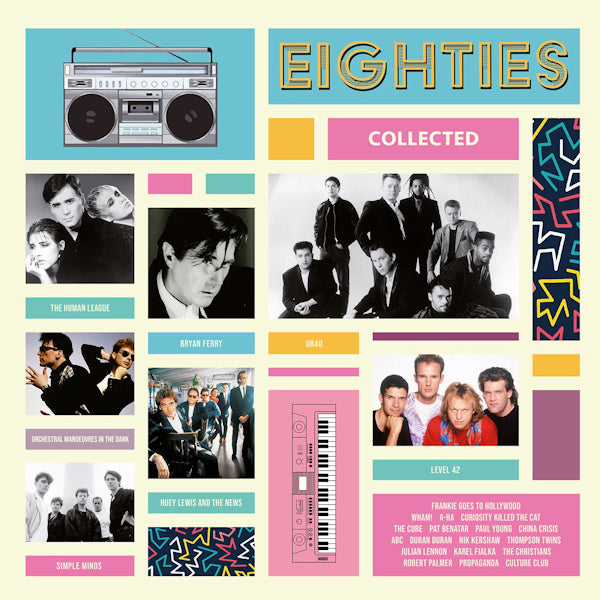V/A (Various Artists) - Eighties collected (180gr/Insert/Black Vinyl, High Quality LP)