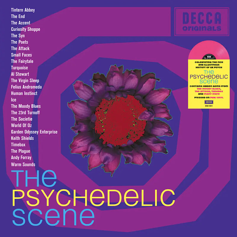 Various Artists - The psychedelic scene (Pink, Transparent, Coloured Vinyl, Limited Edition LP)