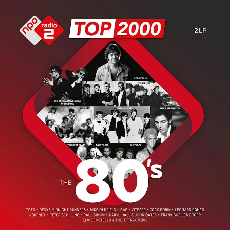 Various Artists - Top 2000 - the 80's (High Quality, Coloured Vinyl LP)
