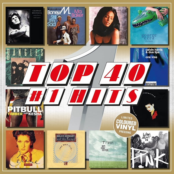 V/A (Various Artists) - Top 40 - #1 hits (.. Hits / Gold, Coloured Vinyl LP)