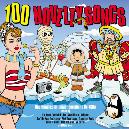 V/A (Various Artists) - 100 novelty songs (CD)