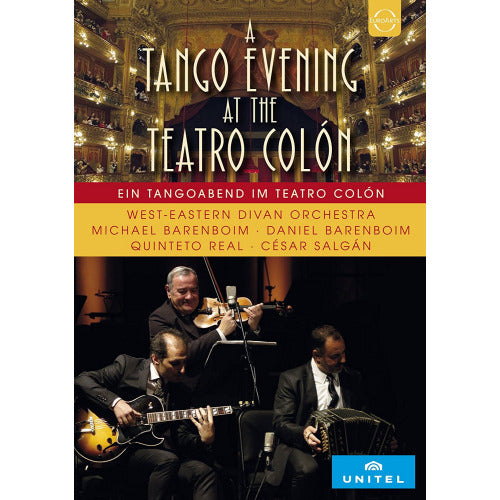 West-eastern Divan Orchestra - A tango evening at the teatro colon (Daniel Barenboim/Michael Barenboim/Cesar Salgan DVD movie)