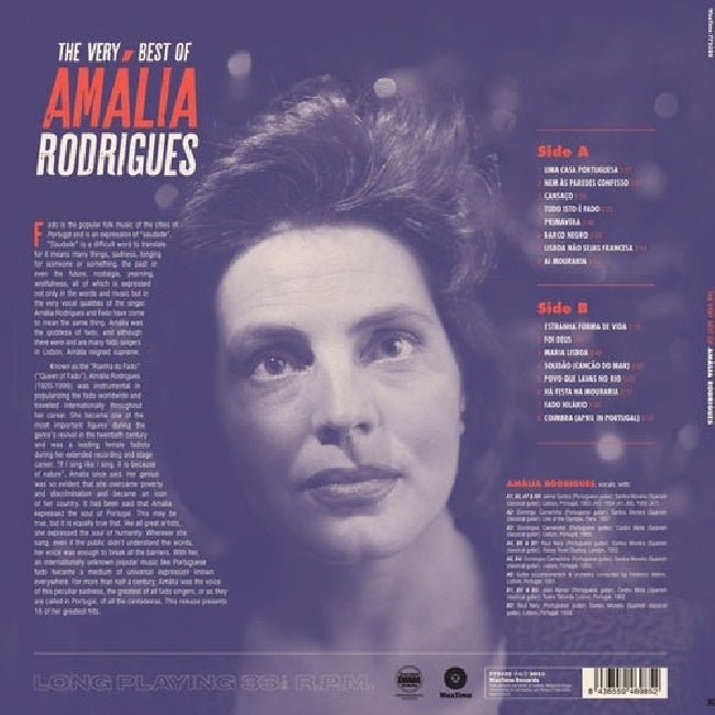 Amalia Rodrigues - Very best of (180gr., High Quality LP)