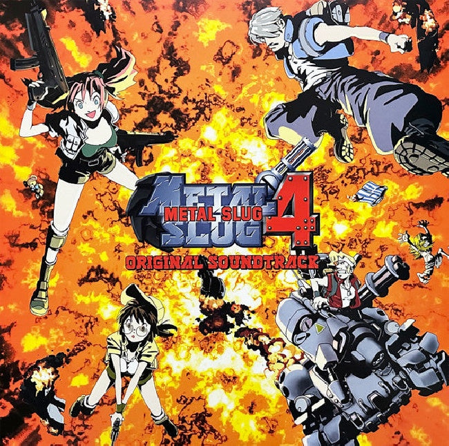 Snk Sound Team - Metal slug 4 ost (yellow vinyl) (Yellow Vinyl, Coloured Vinyl, Remastered LP)