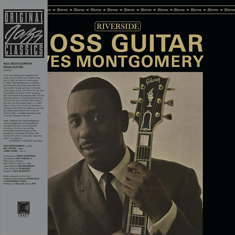 Wes Montgomery - Boss guitar (Remastered LP)