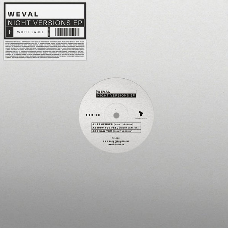 Weval - Night versions (12-inch maxi-single)