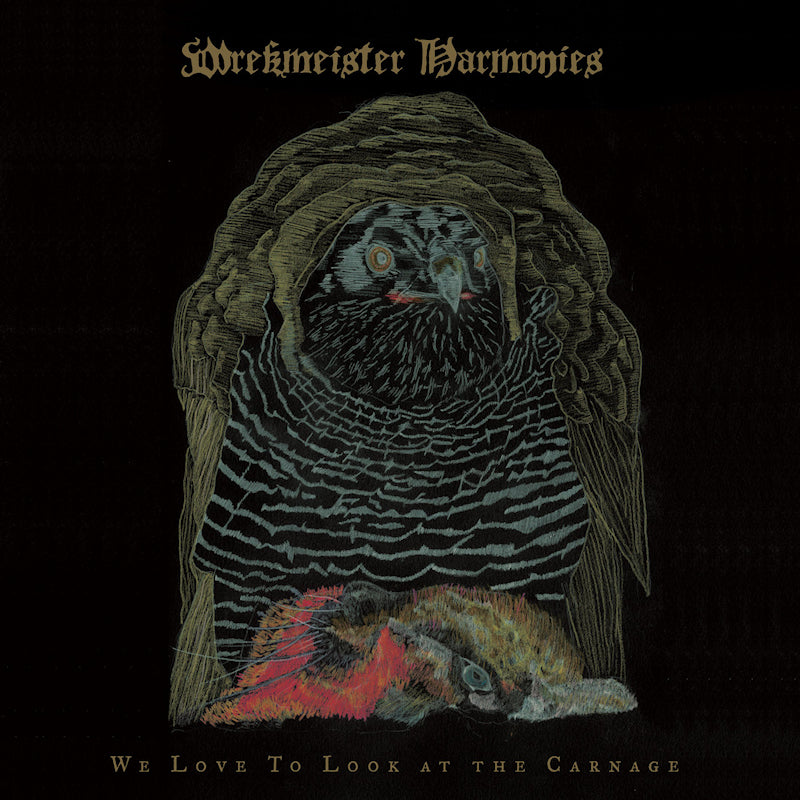 Wrekmeister Harmonies - We love to look at the carnage (.. Carnage /Blood Orange Coloured Vinyl, Coloured Vinyl LP)