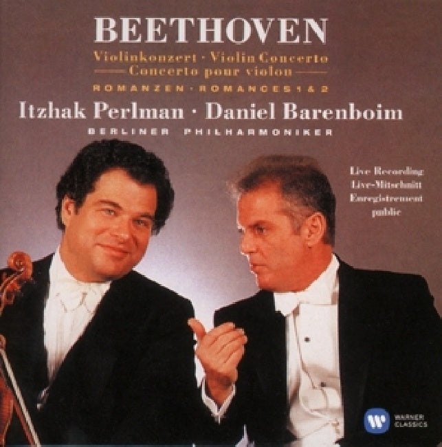 Ludwig Van Beethoven - Violin concerto/romances (Berliner Philharmoniker/Daniel Barenboim/Itzhak Perlman CD)