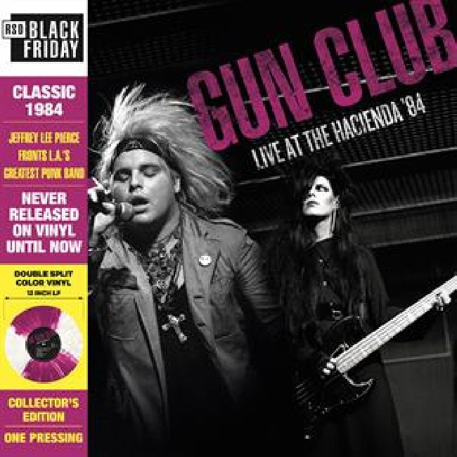 Gun Club - Live at the hacienda '84 (.. Hacienda '84/ Purple & White Splatter Vinyl/ Blf 22, Coloured Vinyl LP)