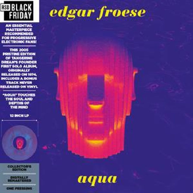 Edgar Froese - Aqua (Blue and White Vinyl/ Blf 22, Coloured Vinyl LP)