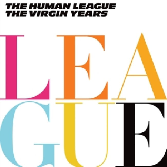 Human League - Virgin years (Turquoise/Trans Lime/Yellow/Trans Red /Crystal Coloured, Box Set, Coloured Vinyl, Reissue LP)