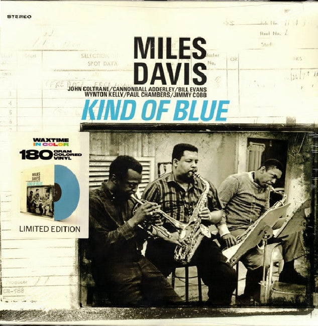 Miles Davis - Kind of blue (Limited Edition In Solid Blue Colored Vinyl/ 180gr., High Quality, Coloured Vinyl LP)