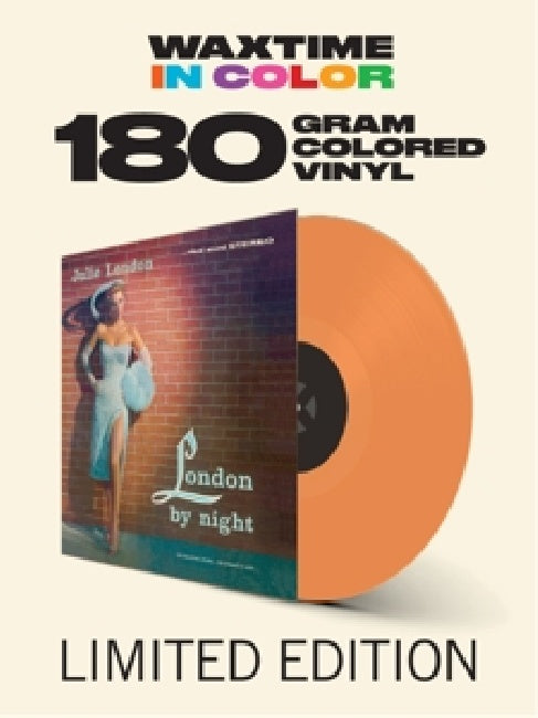 Julie London - London by night (180gr./ Orange Vinyl/ Incl. Unique Sticker, High Quality, Coloured Vinyl LP)