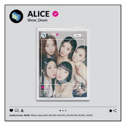 Alice - Show down (2nd Single / 60p Photobook CD)