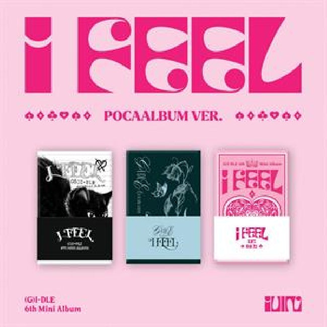 G I-dle - I feel (6th Mini Album / Platform Poca Version / 3 Versions accessoires)