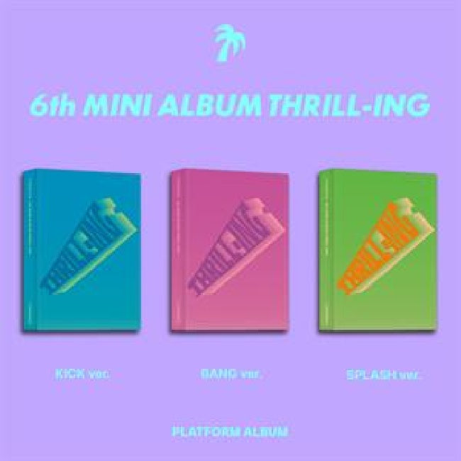 Boyz - Thrill-ing (6th Mini Album / Platform Album / 3 Versions accessoires)