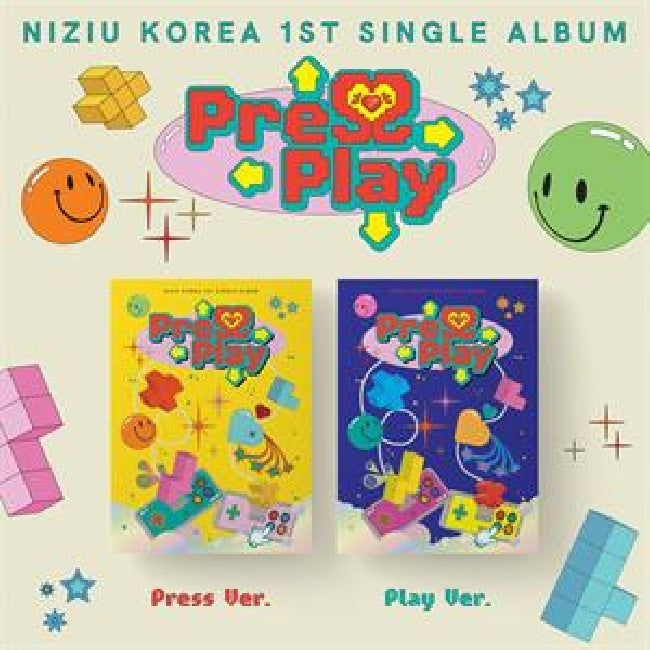 Niziu - Press play (1st Single / 88pg. Photobook / 2 Versions, Photobook CD)