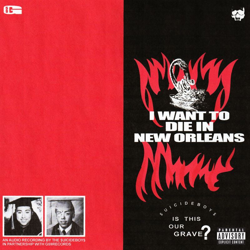 $uicideboy$ - I want to die in new orleans (Silver, Coloured Vinyl, Reissue LP)