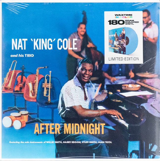 Nat King Cole - After midnight (180gr. Transparant Blue Vinyl / 2 Bonus Tracks, High Quality, Coloured Vinyl LP)