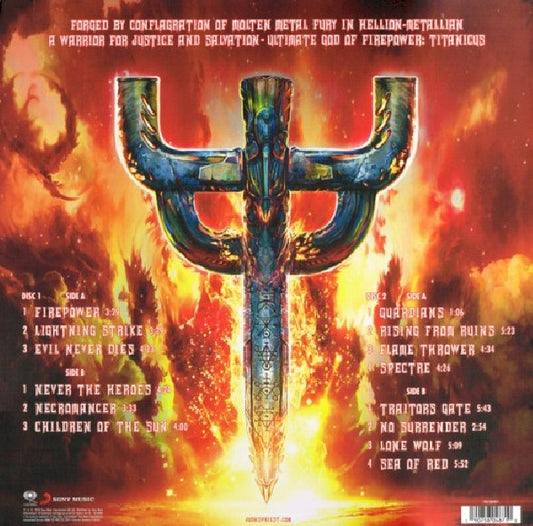 Judas Priest - Firepower (180gr. / Embossed Cover / Download, High Quality, Gatefold Sleeve LP)