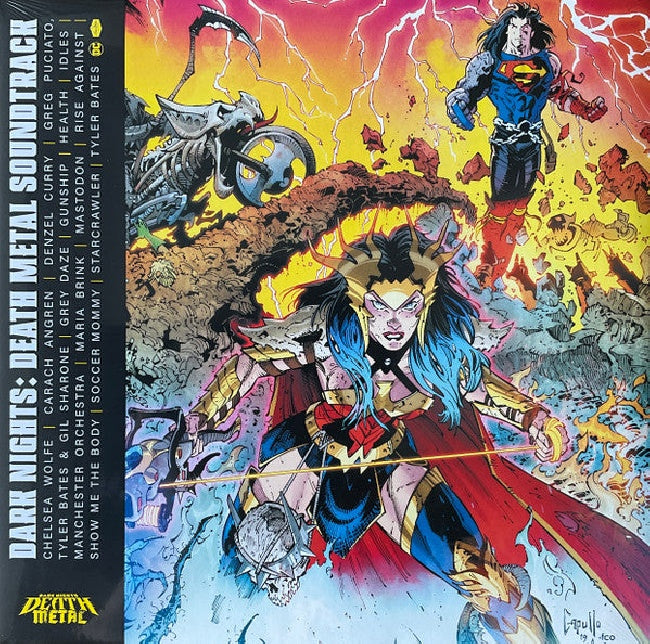 V/A (Various Artists) - Dark nights: death metal soundtrack (Transparent Yellow Vinyl, Transparent, Coloured Vinyl LP)